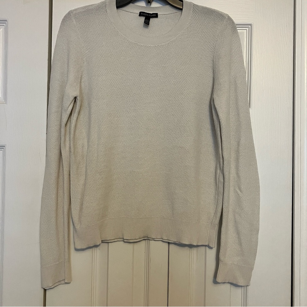 Eileen Fisher XS Crew Neck Long Sleeve Sweater